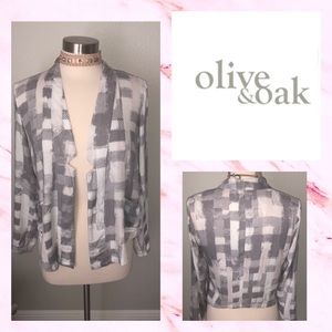 🎀CLEARANCE🎀 Olive & Oak Plaid Light Weight Blazer